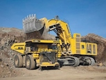 New Komatsu Surface Mining Excavator working